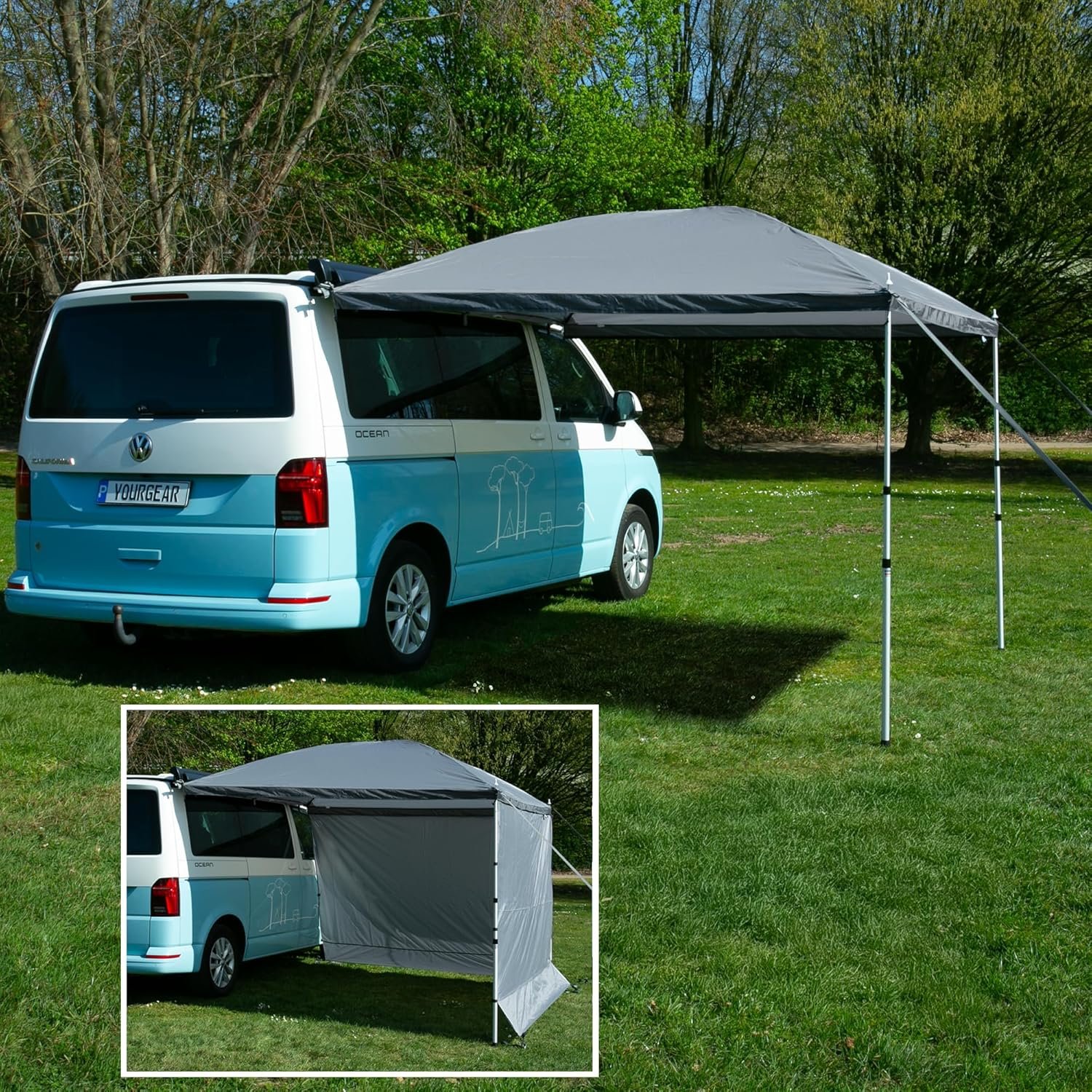 yourGEAR Parasol toldo para camping y caravana