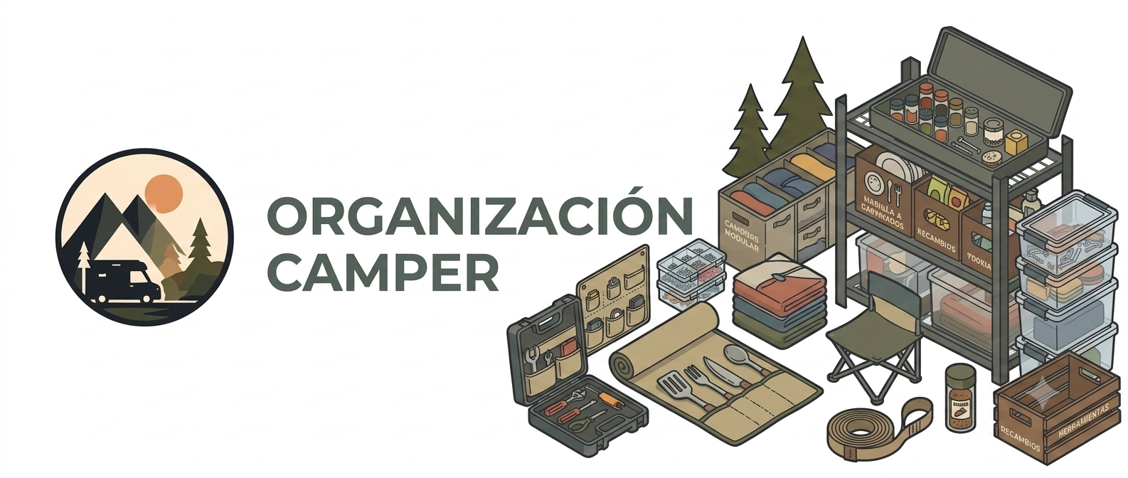 Ideas para organizar el interior de una camper