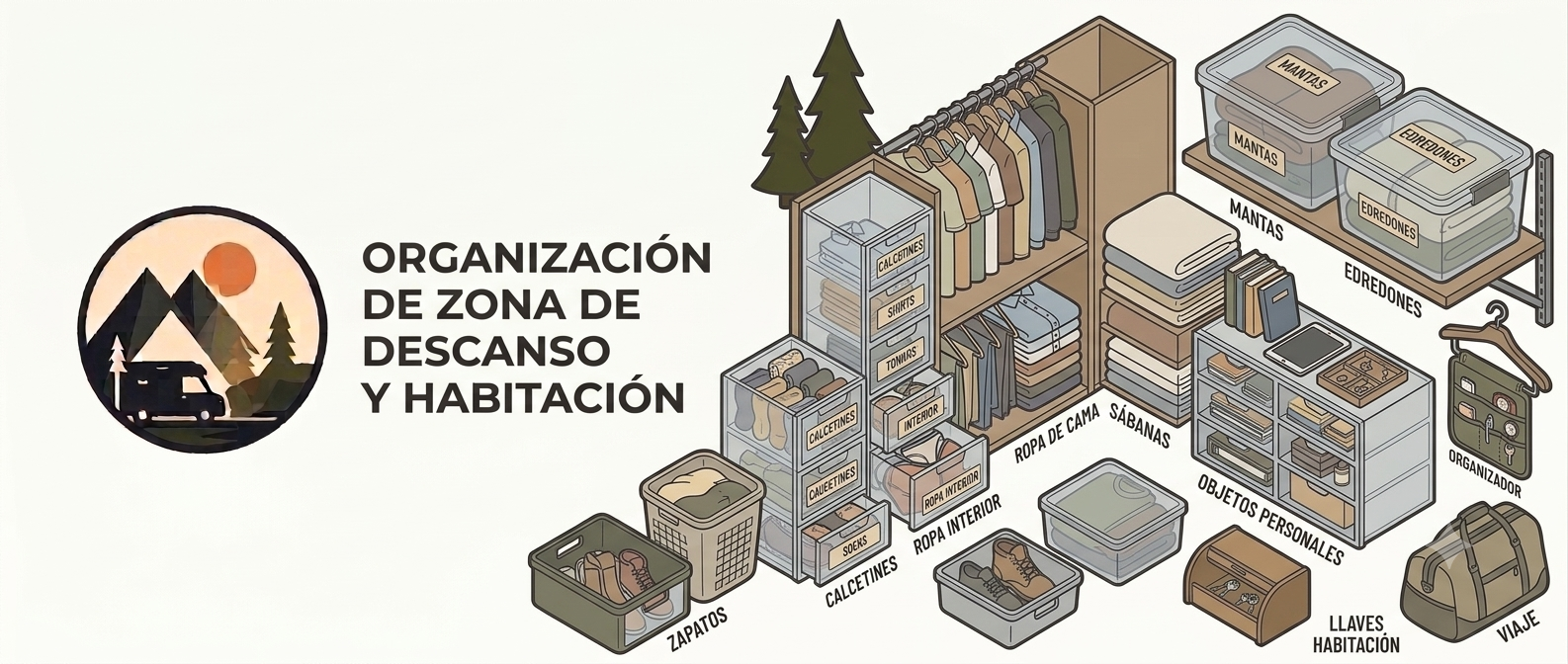Organización del descanso en una camper