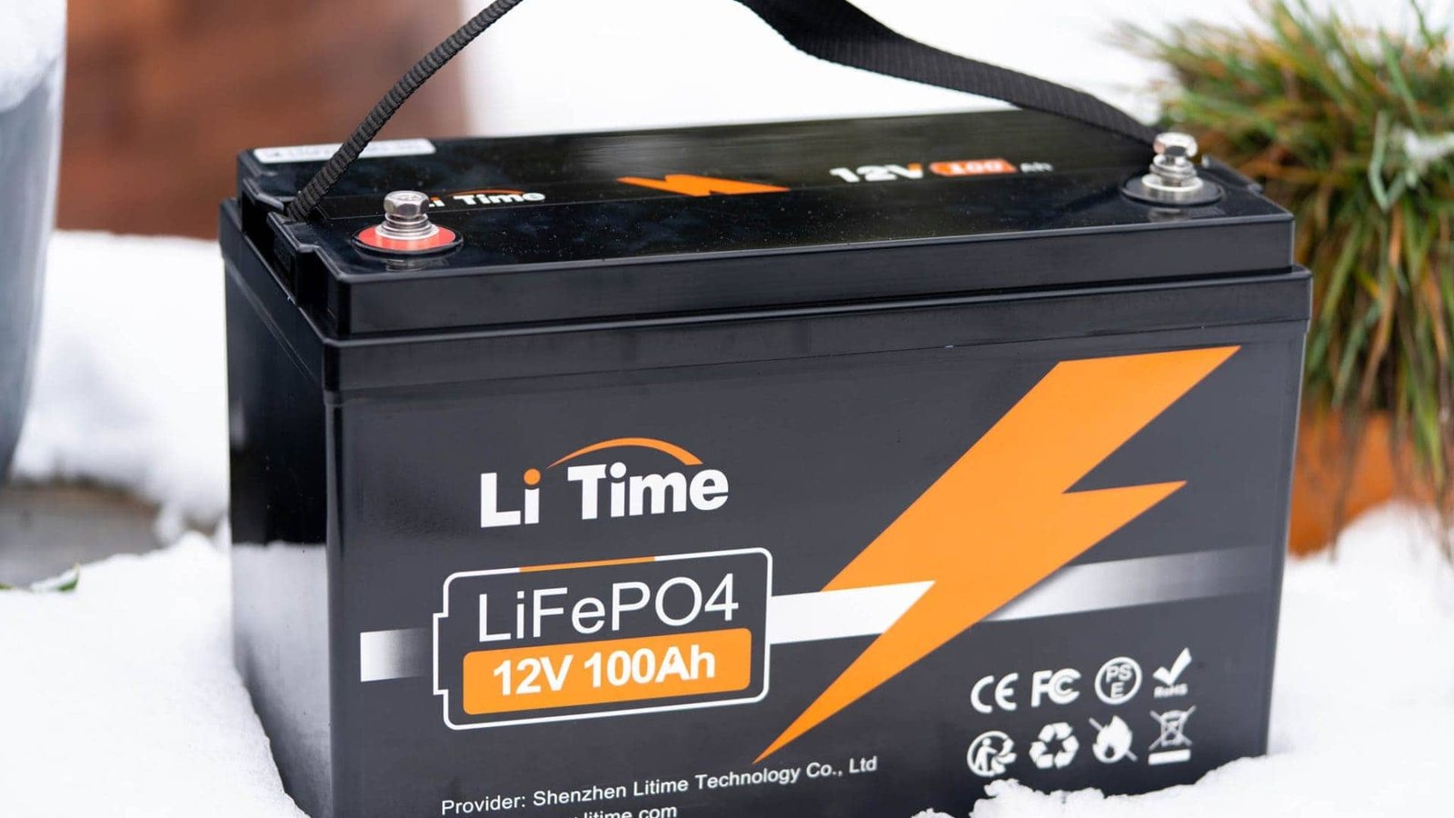 Batería LiTime LiFePO4 12V 100Ah para camper