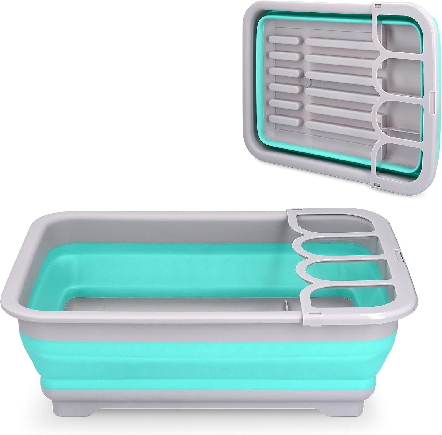Navaris escurridor de platos plegable para camper y espacios pequeños