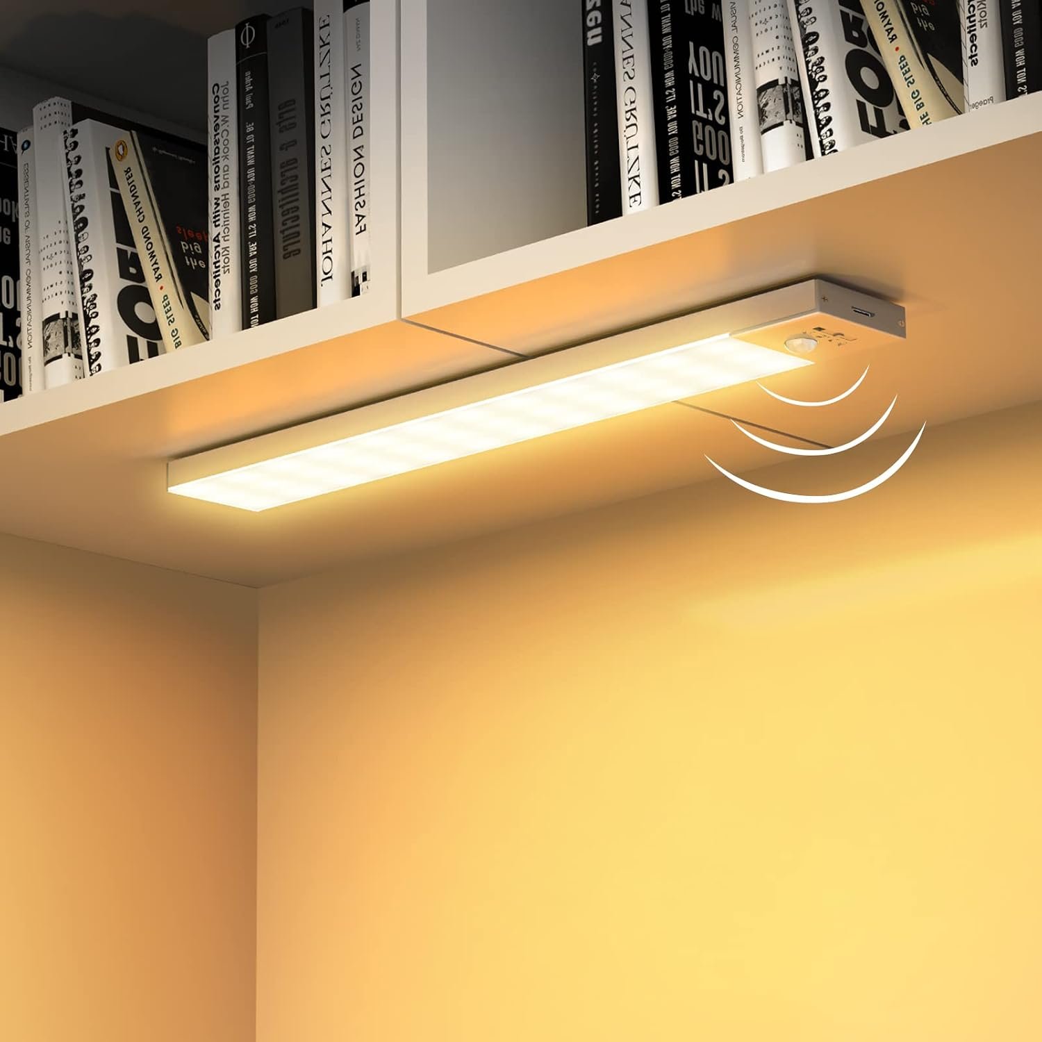 OUILA luz LED de armario 3000 K pack de 2 con sensor de movimiento para camper