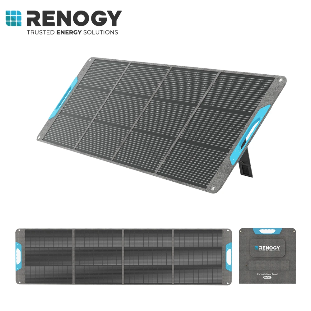Renogy portátil N-Type: panel solar plegable n-type para camper