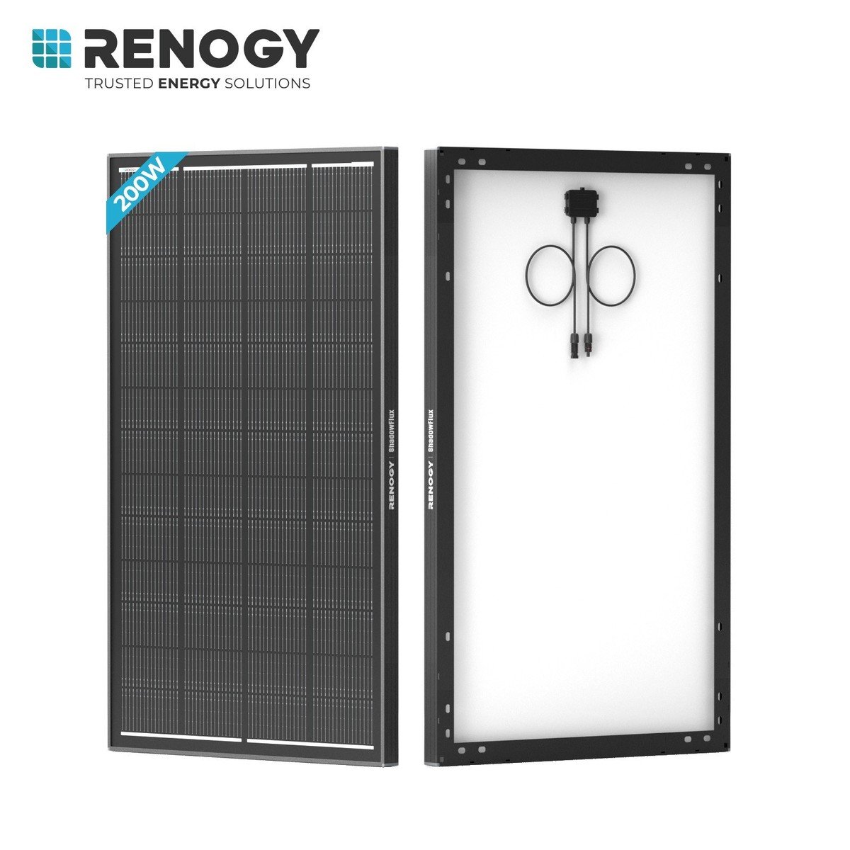 Panel Renogy ShadowFlux 200W anti-sombra para camper