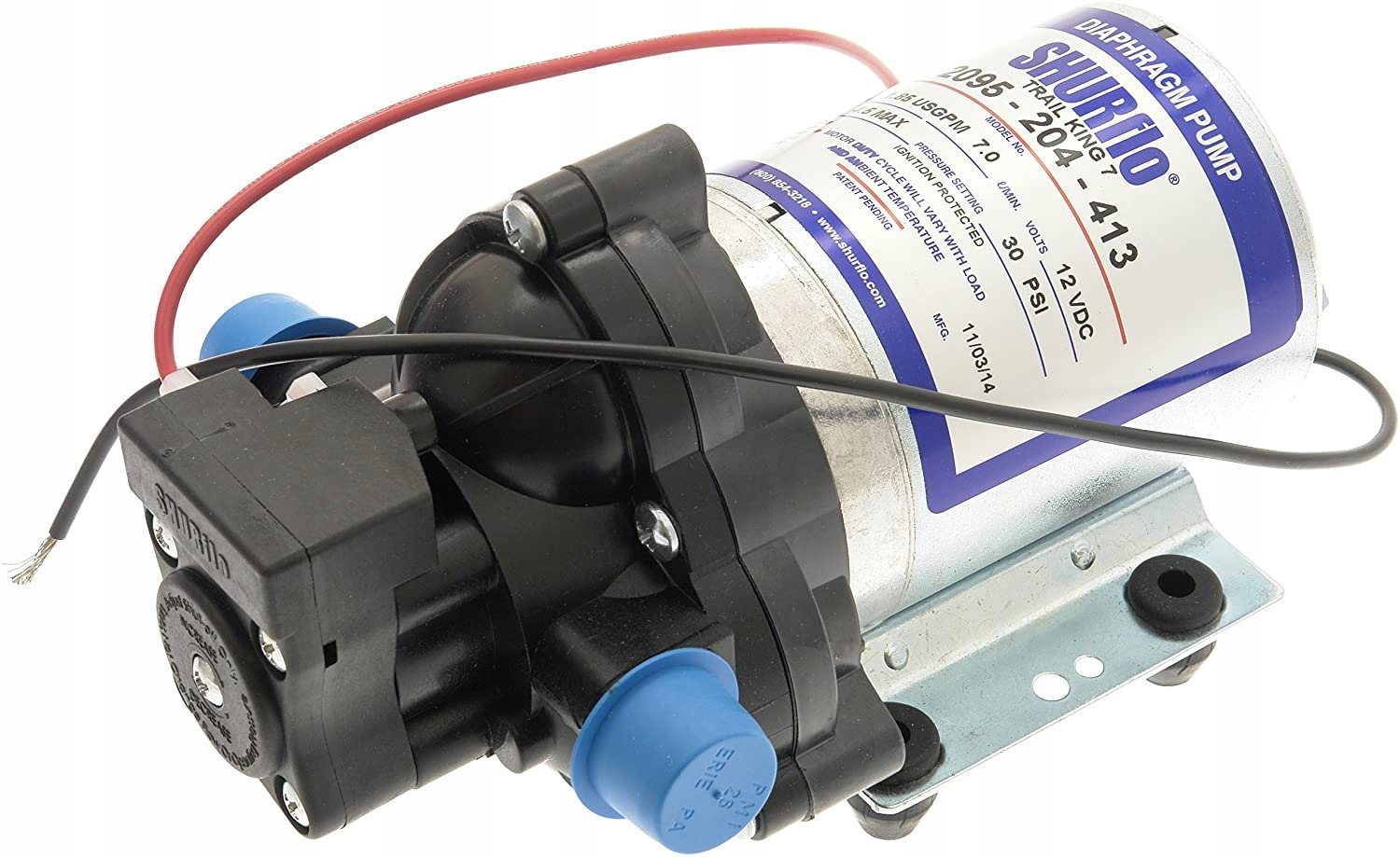 SHURFLO Trail King 7 bomba de presión 12 V para camper