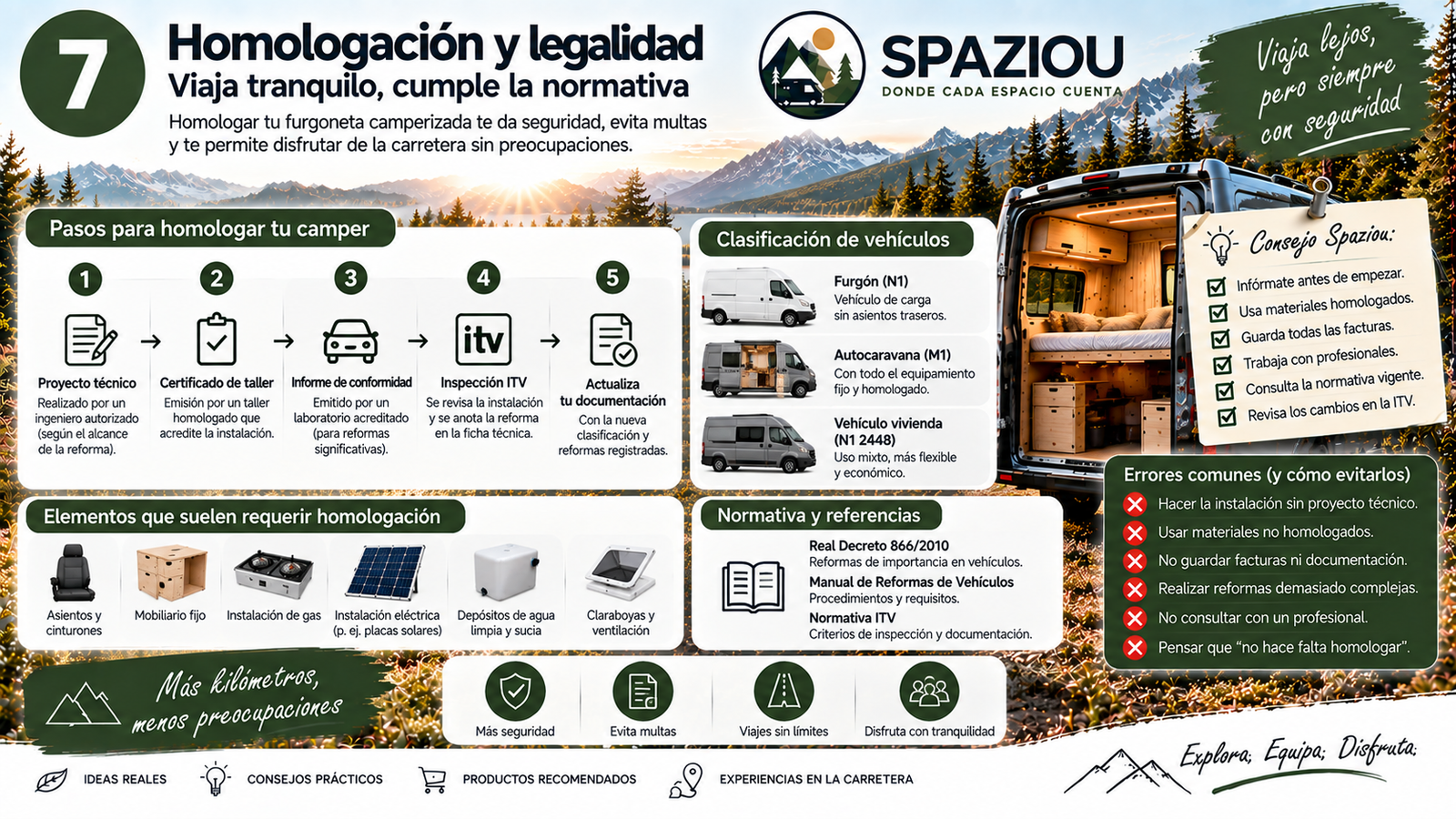 Ventilación y calidad del aire en camper