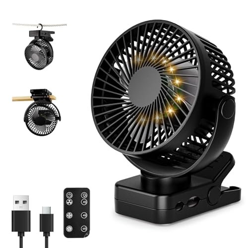 ArsMotin 12000 mAh ventilador con pinza para camper