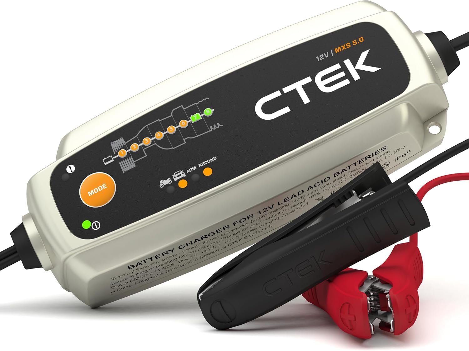 CTEK MXS 5.0 cargador de batería AGM de 12 V para caravana