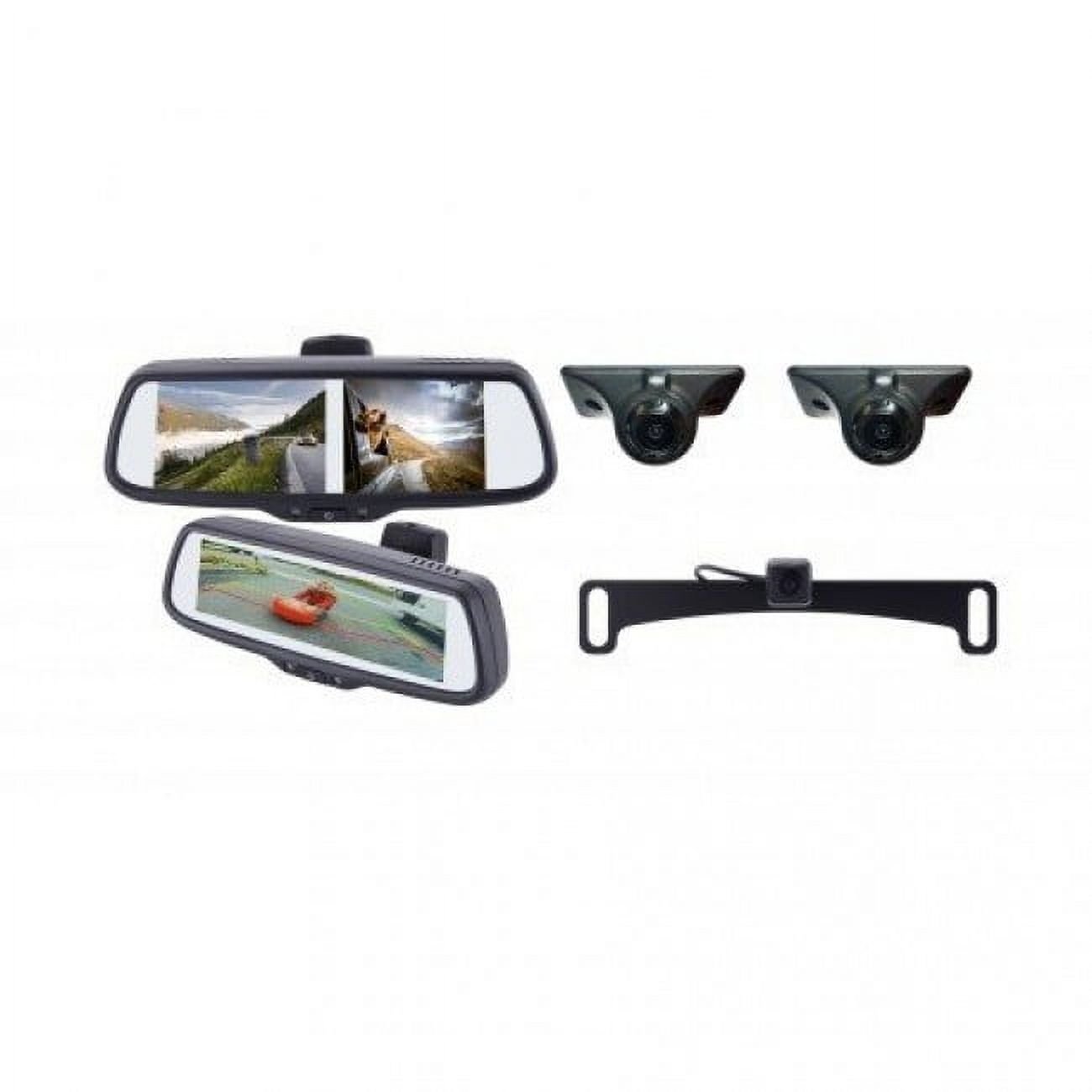 EchoMaster PMK-73BS kit de cámaras laterales y retrovisor para camper