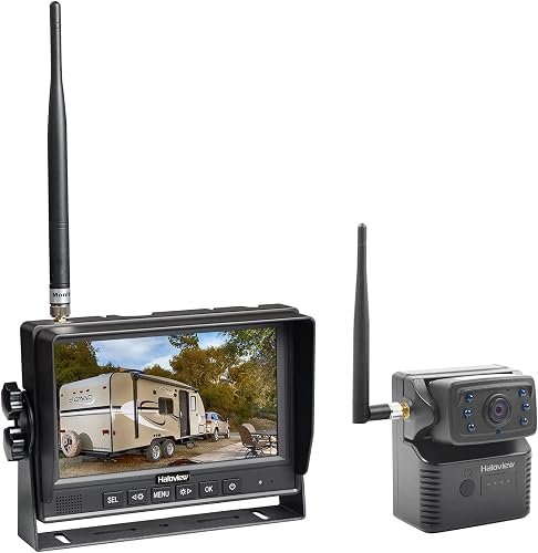 Haloview MC7108 cámara trasera inalámbrica con monitor de 7 pulgadas para camper