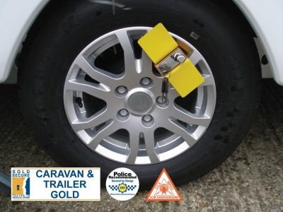 Milenco Compact C cepo antirrobo de rueda para caravana