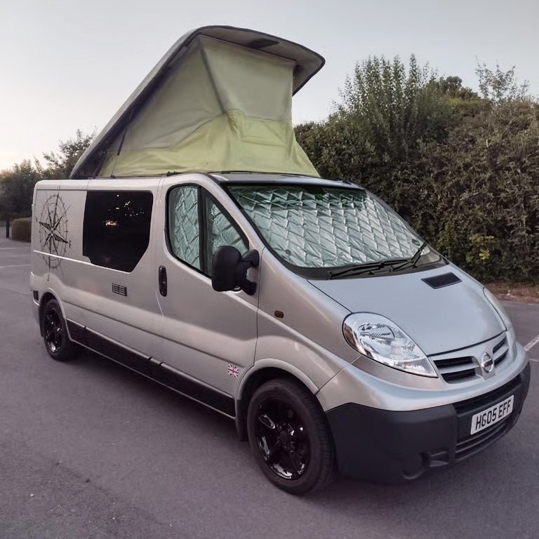 Oscurecedores térmicos para Nissan Primastar camper: generaciones y compatibilidad