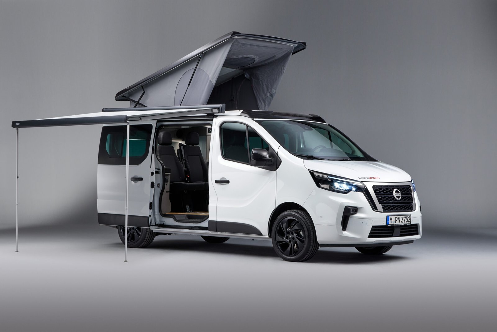 Toldo para Nissan Primastar camper: F40van, adaptadores y alternativas