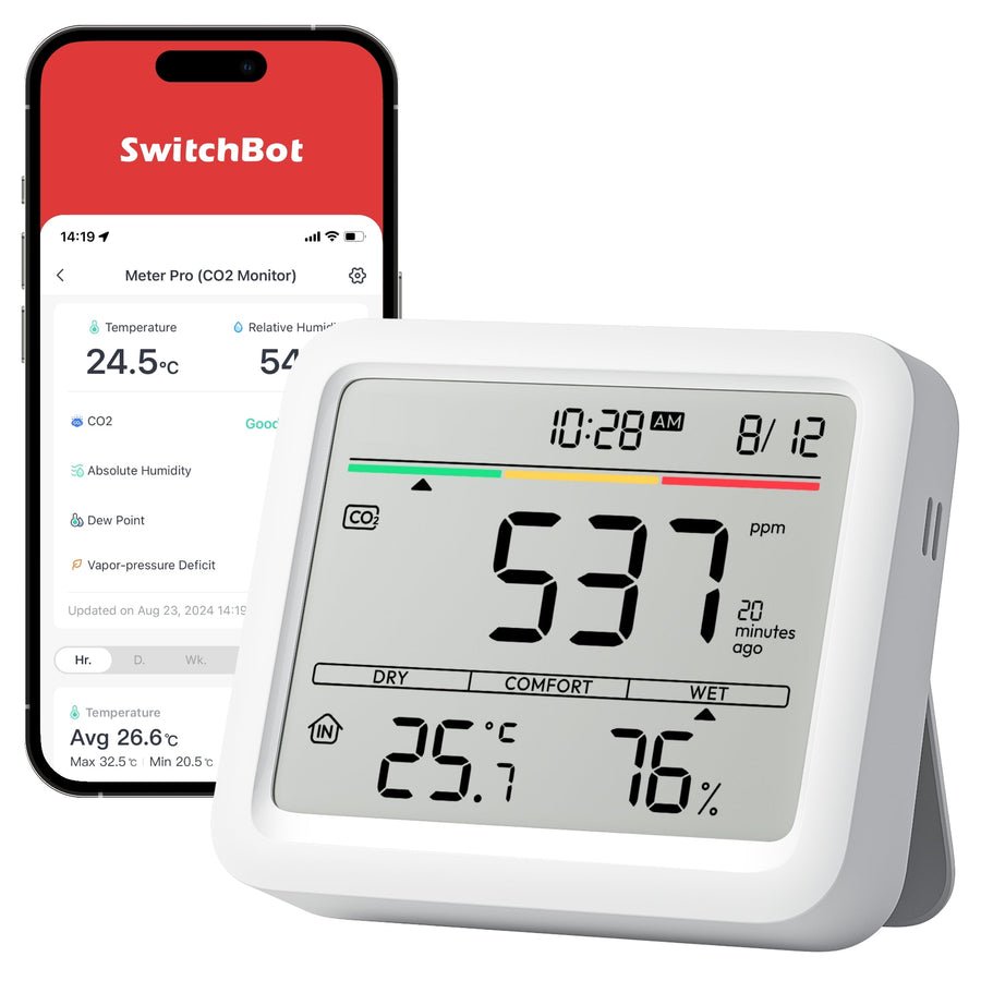 Medidor SwitchBot Meter Pro CO2 para camper