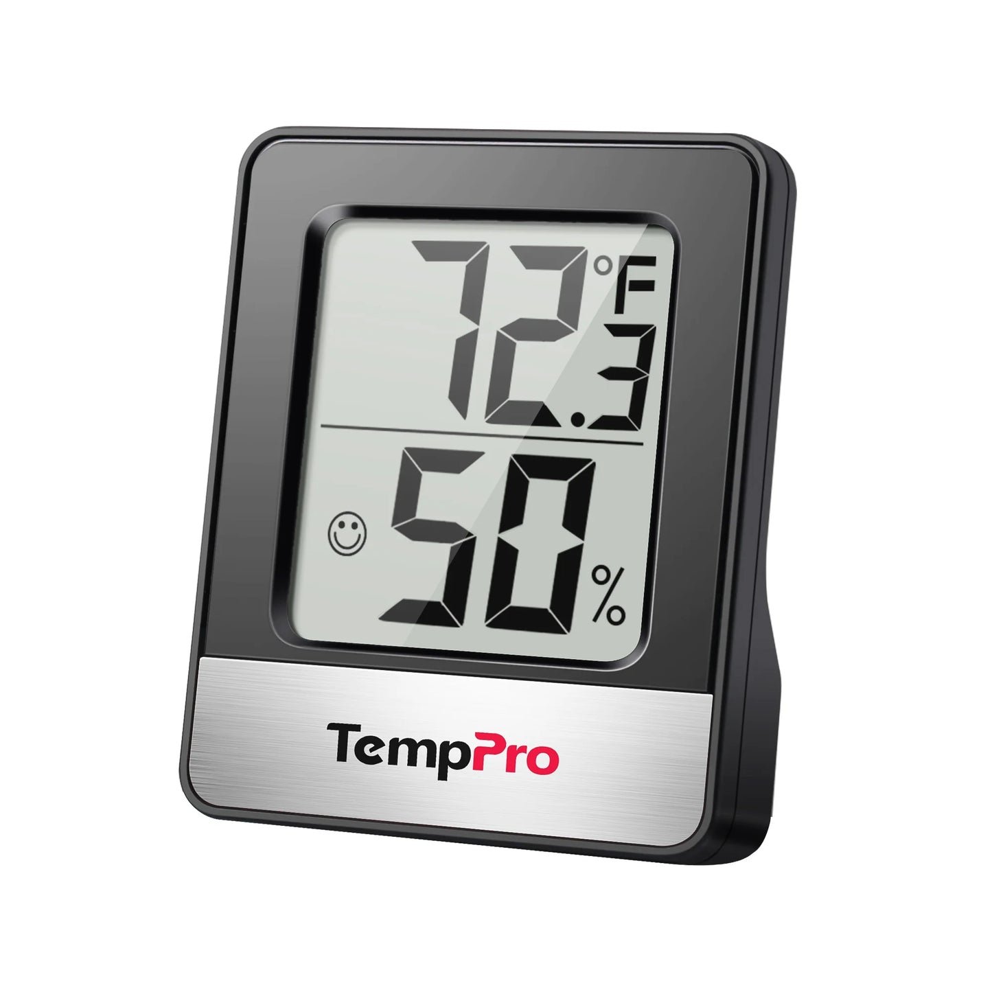 Sensor TempPro TP49 negro de temperatura y humedad para camper