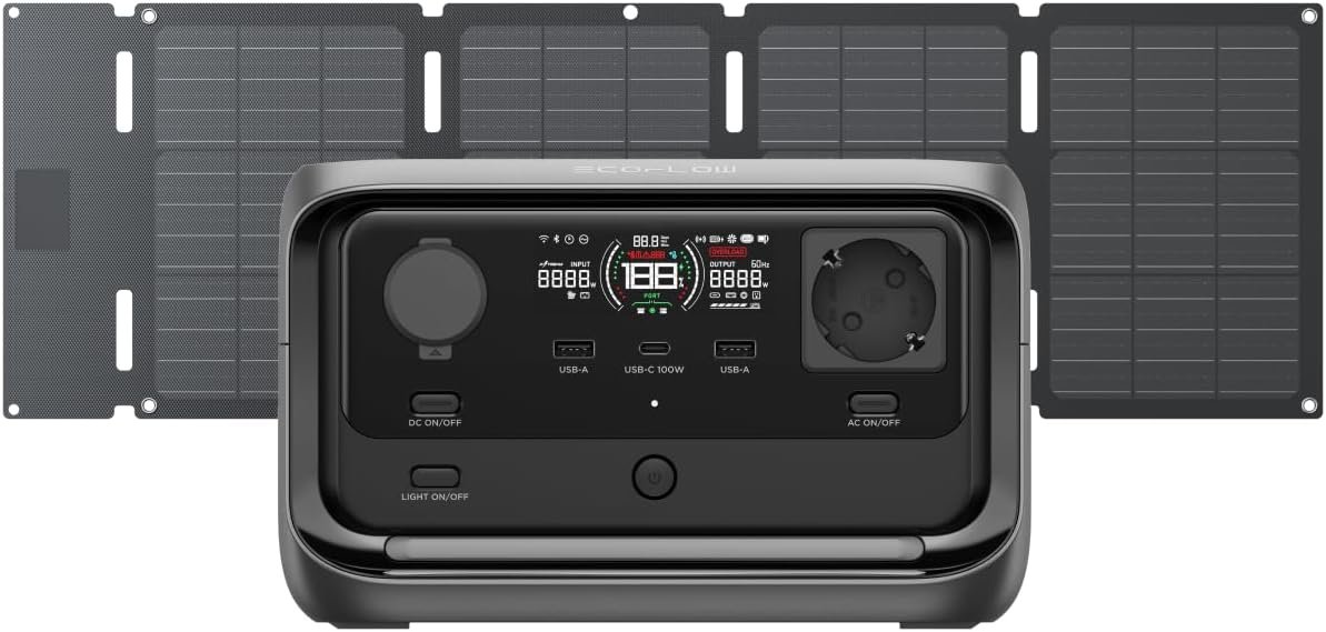 EcoFlow RIVER 3 Plus + panel de 45 W