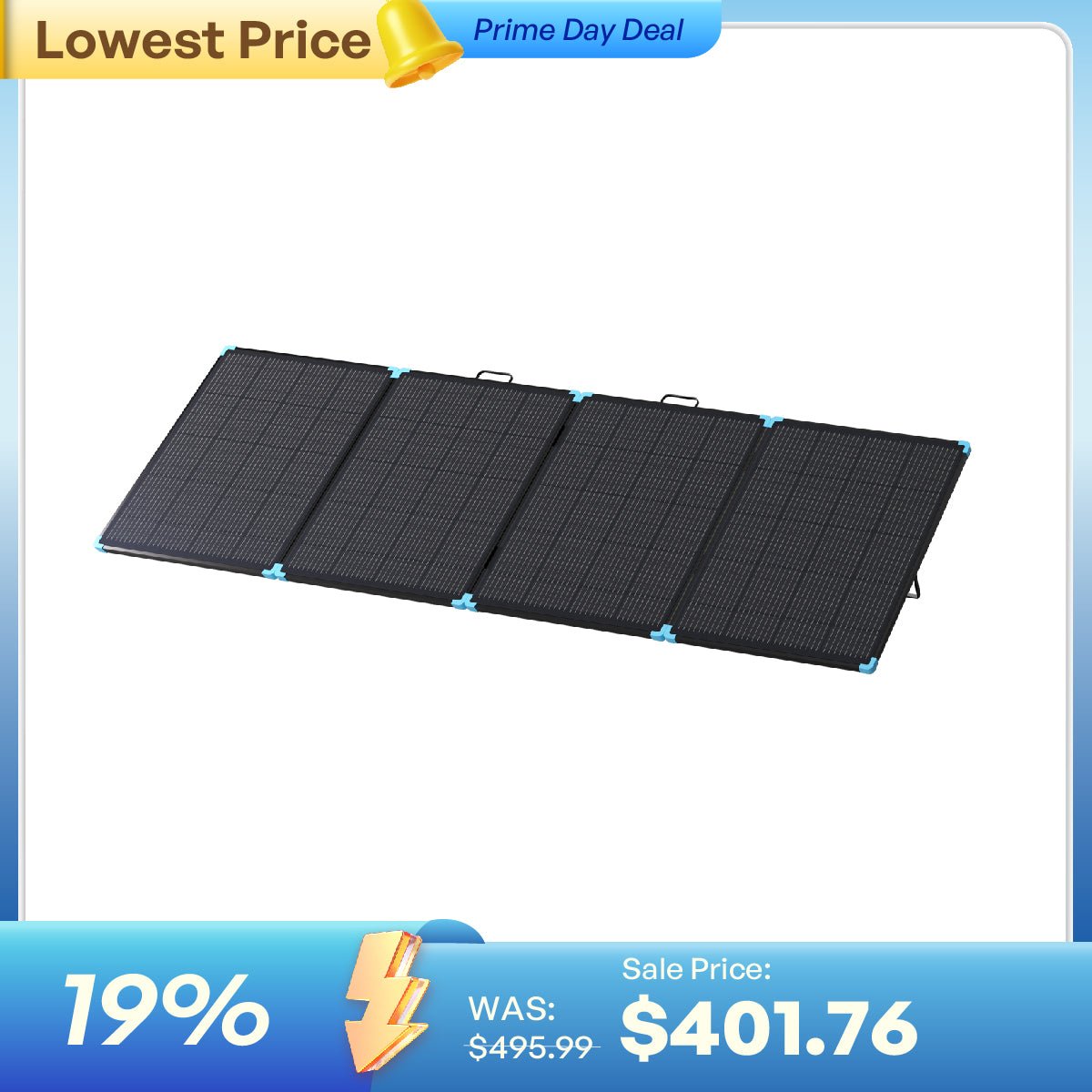 Renogy Light Suitcase 400 W · panel solar plegable