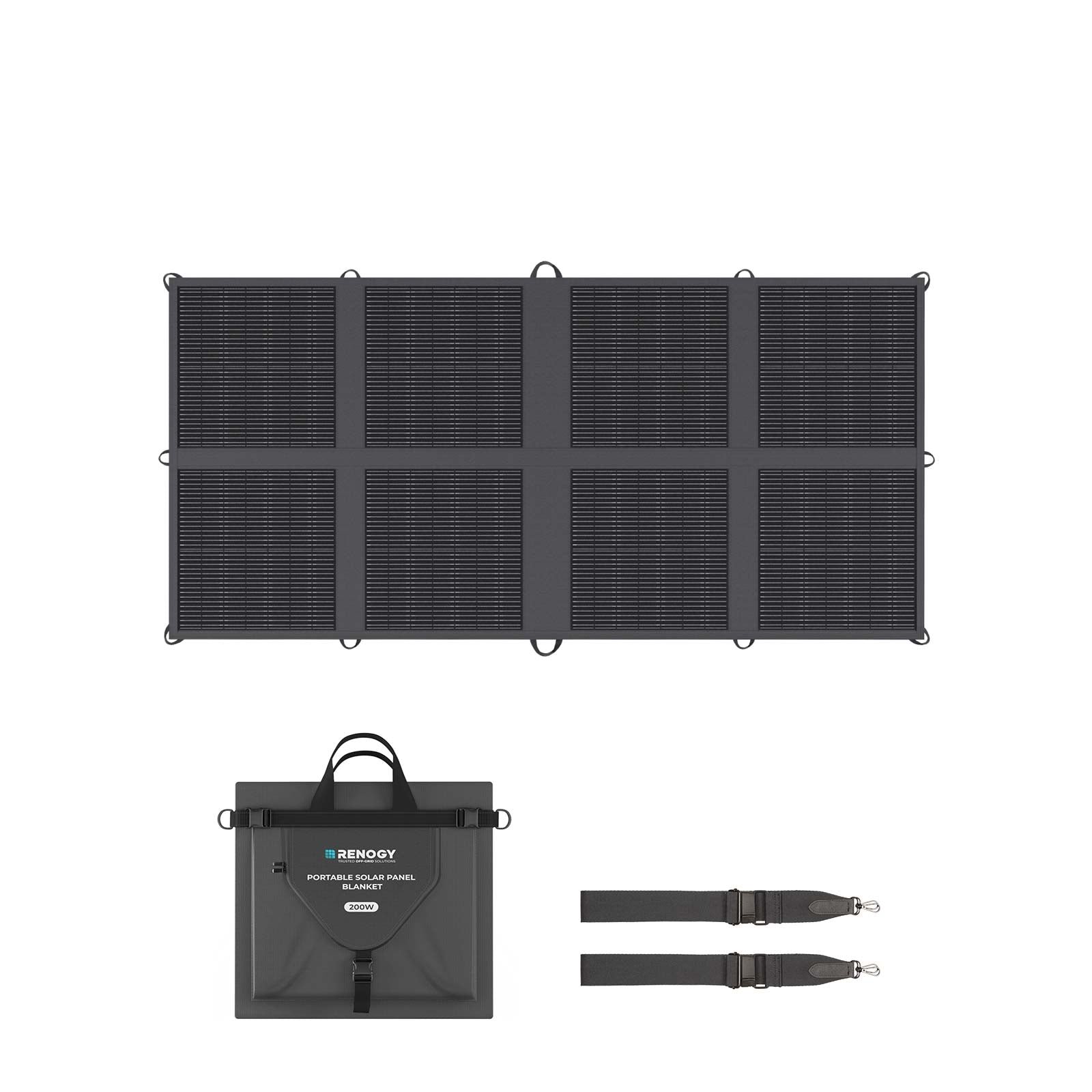 Renogy 200 W N-Type · manta solar plegable