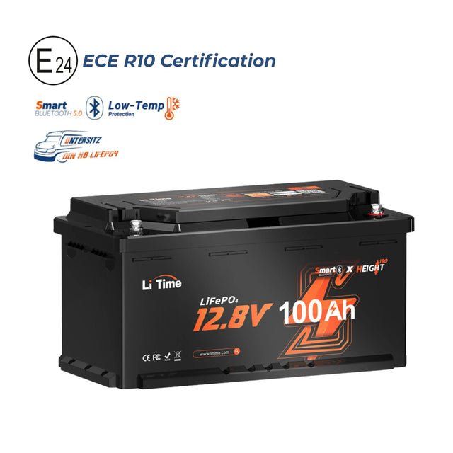 LiTime 100 Ah H190 Bluetooth