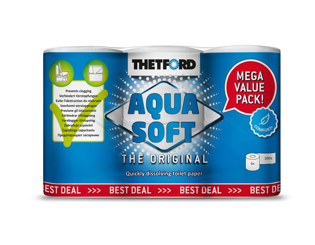 Thetford Aqua Soft · papel de disolución rápida